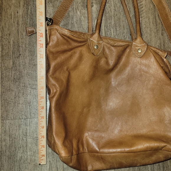 Myra Bags Button and Stitches Leather Tote Bag - Picture 9 of 15
